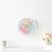 Yoga Inspirations Clock Ronde Klok (Huis)