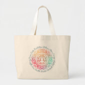 Yoga Inspirations Grote Tote Bag (Voorkant)