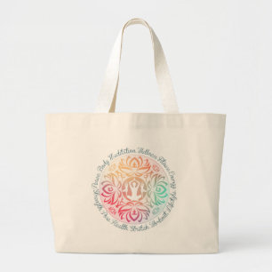 Yoga Inspirations Grote Tote Bag