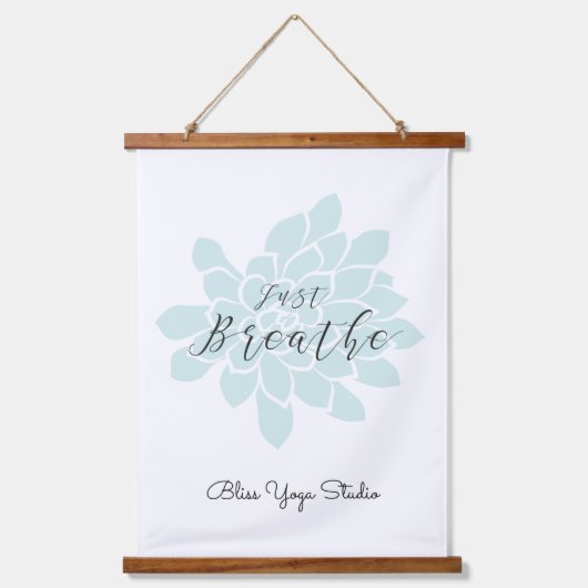 Yoga Inspirerend Quote Mandala Hangend Wandkleed (Voorkant)