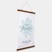 Yoga Inspirerend Quote Mandala Hangend Wandkleed (Gebogen)