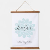 Yoga Inspirerend Quote Mandala Hangend Wandkleed (Voorkant)