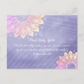 Yoga Instrucor Rose Gold Mandala Quotes Briefkaart (Voorkant)
