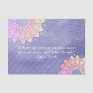 Yoga Instrucor Rose Gold Mandala Quotes Tissuepapier