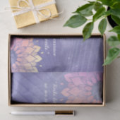 Yoga Instrucor Rose Gold Mandala Quotes Tissuepapier (Geschenk)