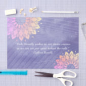 Yoga Instrucor Rose Gold Mandala Quotes Tissuepapier (Craft)