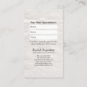 YOGA-instructeur Aanwijzing moderne Waterverf Afsprakenkaartje (Achterkant)