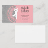 Yoga-instructeur | Bemiddeling | Mandala-patroon Visitekaartje (Voorkant / Achterkant)
