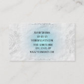 Yoga Instructeur Chakra Mandala Visitekaartje (Achterkant)