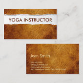 Yoga-instructeur Creative Paper Ripped Visitekaartje (Voorkant / Achterkant)