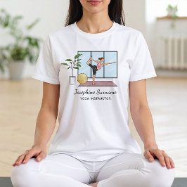 Yoga instructeur danser poseren leraar persoonlijk Tri-Blend shirt
