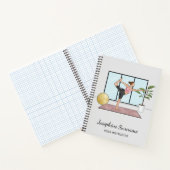 Yoga-instructeur Dansereshouding Trainer Persoonli Notitieboek (Binnen)