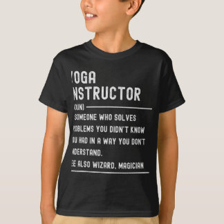 Yoga-instructeur definitie shirts grappige functie