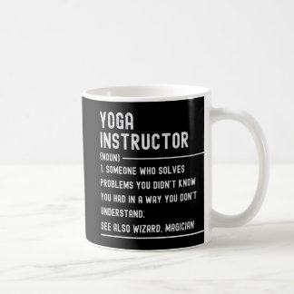 Yoga-instructeur Definitie-shirts Grappige functie Koffiemok