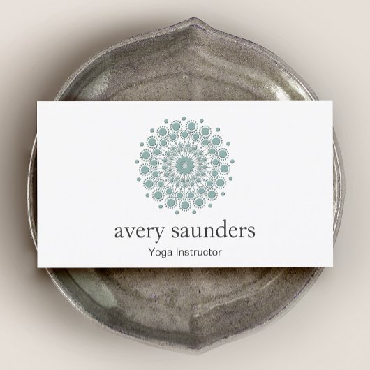 Yoga Instructeur en Meditatie Coach Logo Visitekaartje