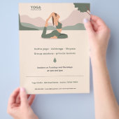 Yoga instructeur flyer (Hand)