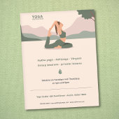 Yoga instructeur flyer