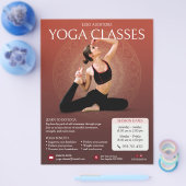 Yoga Instructeur lessen Flyer (Enkel)