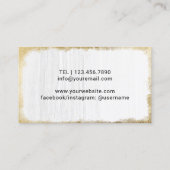 Yoga Instructeur Lotus Bloem Reiki Zen Cirkel Visitekaartje (Achterkant)