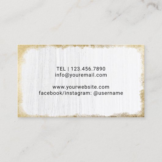 Yoga Instructeur Lotus Bloem Reiki Zen Cirkel Visitekaartje (Achterkant)