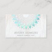 Yoga instructeur Lotus Flower Visitekaartje (Voorkant)