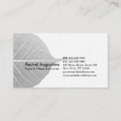 Yoga Instructeur Lotus Meditatie Pose 5 Klasse Pas Klantenkaartje (Achterkant)