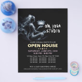 Yoga Instructeur Lotus Meditatie Pose Gloeiende Mi Flyer (Enkel)