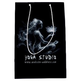 Yoga Instructeur Lotus Meditatie Pose Gloeiende Mi Medium Cadeauzakje