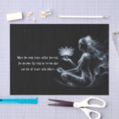 Yoga Instructeur Lotus Meditatie Pose Gloeiende Mi Tissuepapier (Craft)