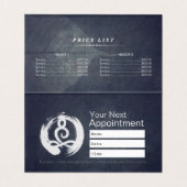 Yoga Instructeur Lotus Meditatie Pose Gloeiende Mi Visitekaartje (Binnenkant ongevouwen)