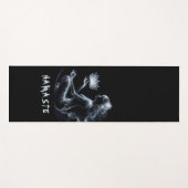 Yoga Instructeur Lotus Meditatie Pose Gloeiende Mi Yogamat (Voorkant (horizontaal))