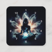 Yoga Instructeur Meditatie Lotus Pose Class Pass Klantenkaartje (Voorkant)