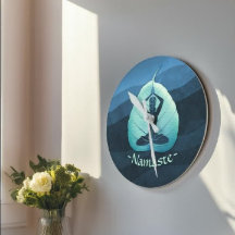 YOGA Instructeur Meditation Pose Bodhi Leaf Cut Ar