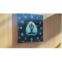 YOGA Instructeur Meditation Pose Bodhi Leaf Cut Ar