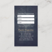 YOGA Instructeur Meditation Pose Bodhi Leaf Cuttin Afsprakenkaartje (Achterkant)