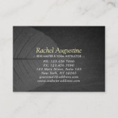 YOGA Instructeur Meditation Pose Bodhi Leaf Cuttin Kortingskaartje (Achterkant)