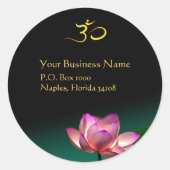 Yoga instructeur, om stickers (Voorkant)