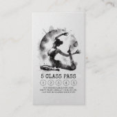 Yoga Instructeur One-Legged King Pose 5 Class Pass Klantenkaartje (Voorkant)