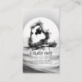 Yoga Instructeur One-Legged King Pose 5 Class Pass Klantenkaartje (Voorkant)