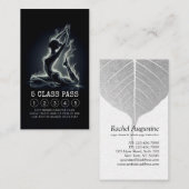 Yoga Instructeur One-Legged King Pose 5 Class Pass Klantenkaartje (Voorkant / Achterkant)