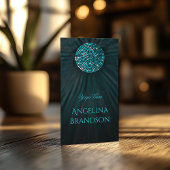 Yoga Instructeur Shimmering Circle Visitekaartje