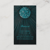 Yoga Instructeur Shimmering Circle Visitekaartje (Achterkant)