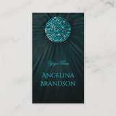 Yoga Instructeur Shimmering Circle Visitekaartje (Voorkant)