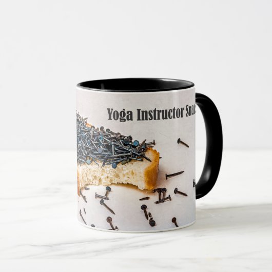 Yoga instructeur snack mok (Voorkant rechts)