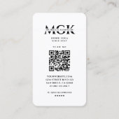 Yoga Instructeur Spa Therapeut Mandala Minimal Visitekaartje (Achterkant)