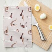 Yoga instructeur sportteam theedoek (Quarter Fold)