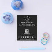 Yoga Instructeur Studio Classes Zakelijke Logo Moo Flyer (Enkel)