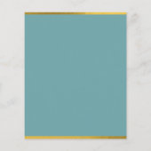 Yoga Instructeur Studio Lessen Zakelijke Logo Lotu Flyer (Achterkant)