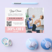 Yoga instructeur studiolessen Flyer (Enkel)