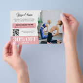 Yoga instructeur studiolessen Flyer (Hand)